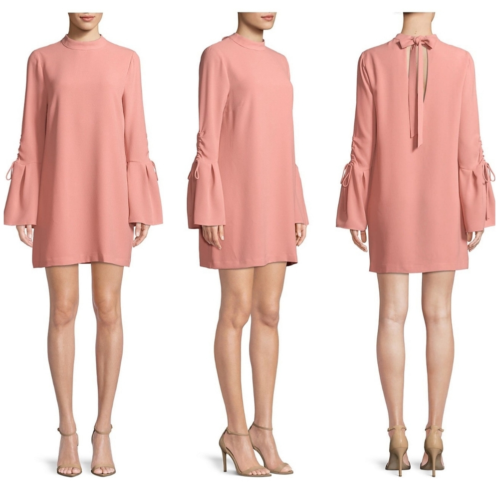 Wayf Martina bell sleeve mini dress size M
